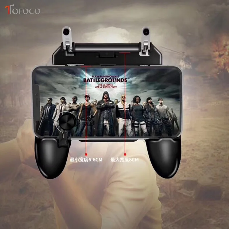 Беспроводной контроллер W11 для мобильного телефона PUBG геймпад Android IOS игры