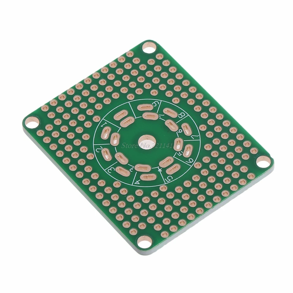 Универсальный прототип PCB для 7 Pin/9 Pin ламповый усилитель предусилитель для наушников клапан двухсторонняя печатная плата