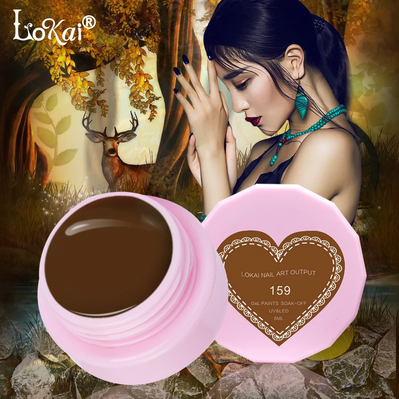 Lokai Pure Colors 6 мл УФ-гель для ногтей долговечный Гель-лак Vernis Полупостоянный