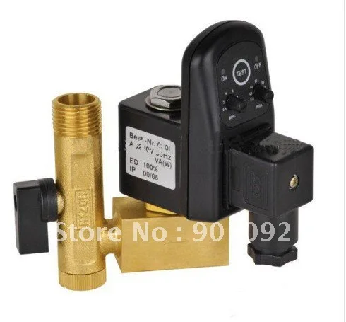 Высококачественный электрический дренажный клапан 1/2 дюйма с таймером и