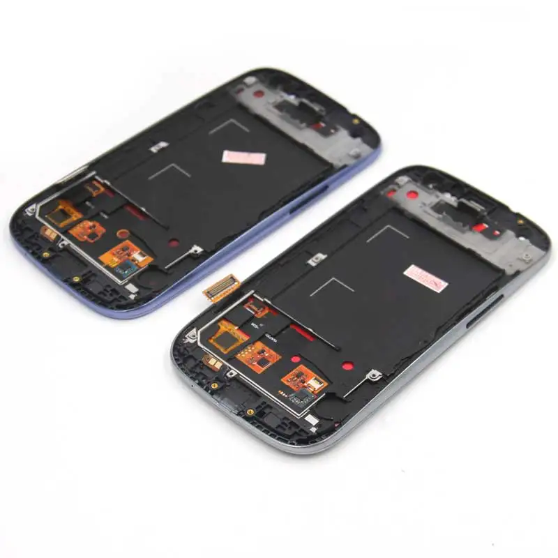 1 шт./лот для samsung Galaxy S3 i9300 ЖК-дисплей Дисплей сенсорный замена Экран с рамкой