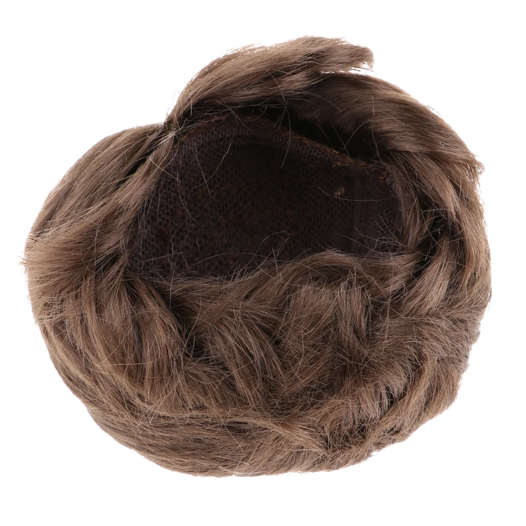 1/4 BJD Doll Short Curly Hair Brown Wig 8-9 inch 18-20cm for AOD DOC Dollfie DK-BLUE Accessorie | Игрушки и хобби