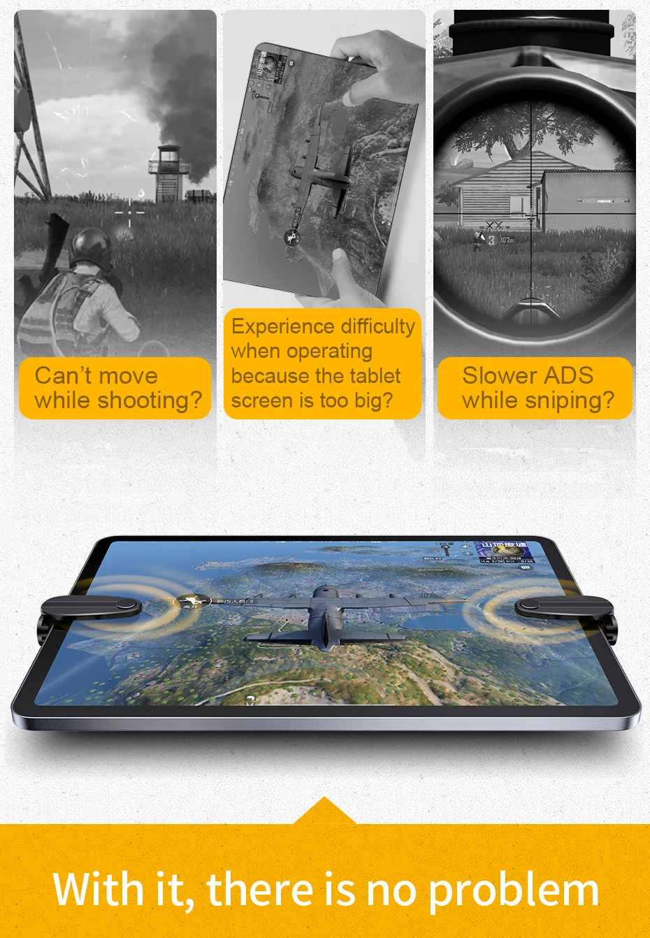 Baseus PUBG игровой триггер управления устройство для Xiaomi IPad планшеты мобильный телефон игровой шутер Кнопка огня джойстик IOS Android