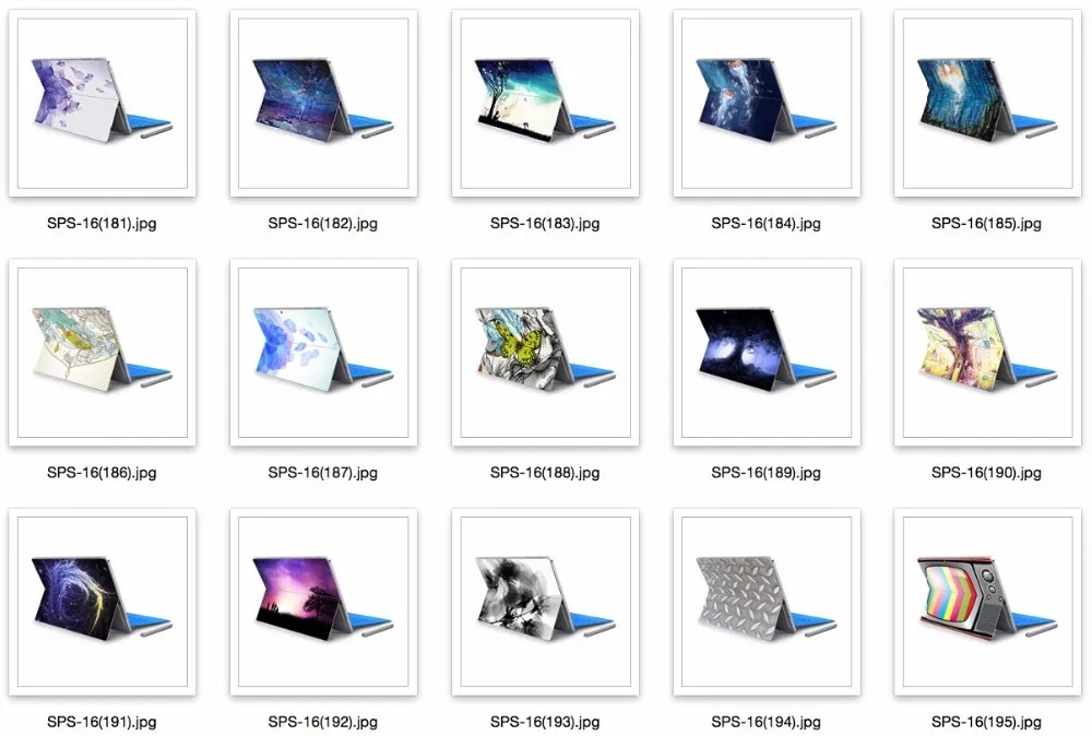 GOOYIYO-для Micro Surface Pro 4 виниловая задняя большая наклейка планшет нетбук ультрабук наклейка красочные картины маслом кожа логотип