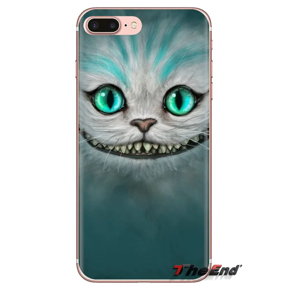 Чехол из ТПУ для Huawei G7 G8 P7 P8 P9 P10 P20 P30 Lite Mini Pro P Smart Plus 2017 2018 2019 аниме Чеширский кот