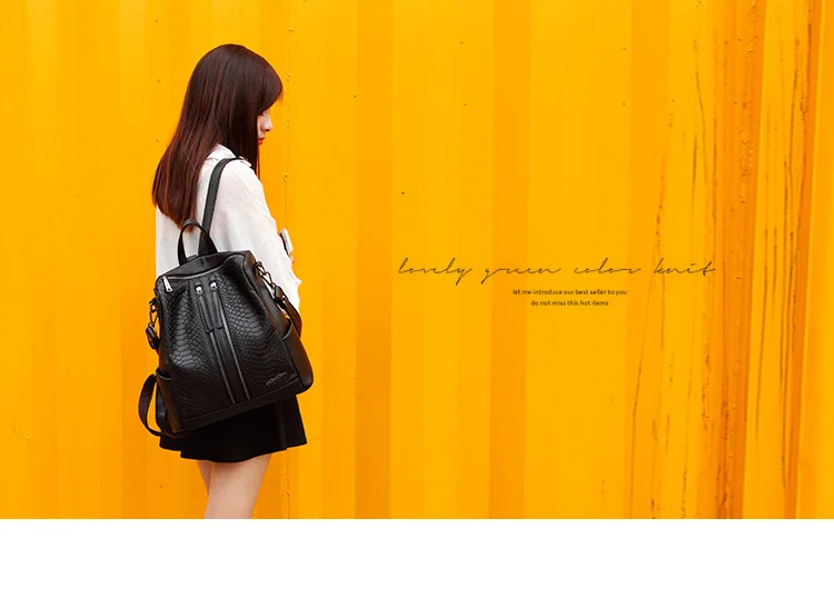 Новинка, женский кожаный рюкзак, черный, Bolsas Mochila Feminina, большой, для девушек, школьный рюкзак, дорожная сумка, однотонный, карамельный цвет, рюкзак