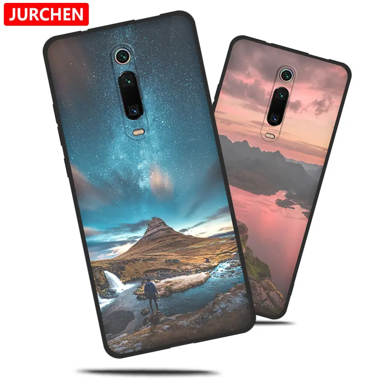 Мягкий силиконовый чехол JURCHEN для Xiaomi Mi 9T Pro Модный из ТПУ с принтом Redmi K20 Funda Xiomi |