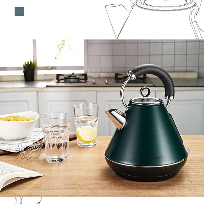 NEW 1.8L Electric Water Kettle 304 stainless steel Household Auto Power-off Protection Handheld Heating 220V | Дом и сад