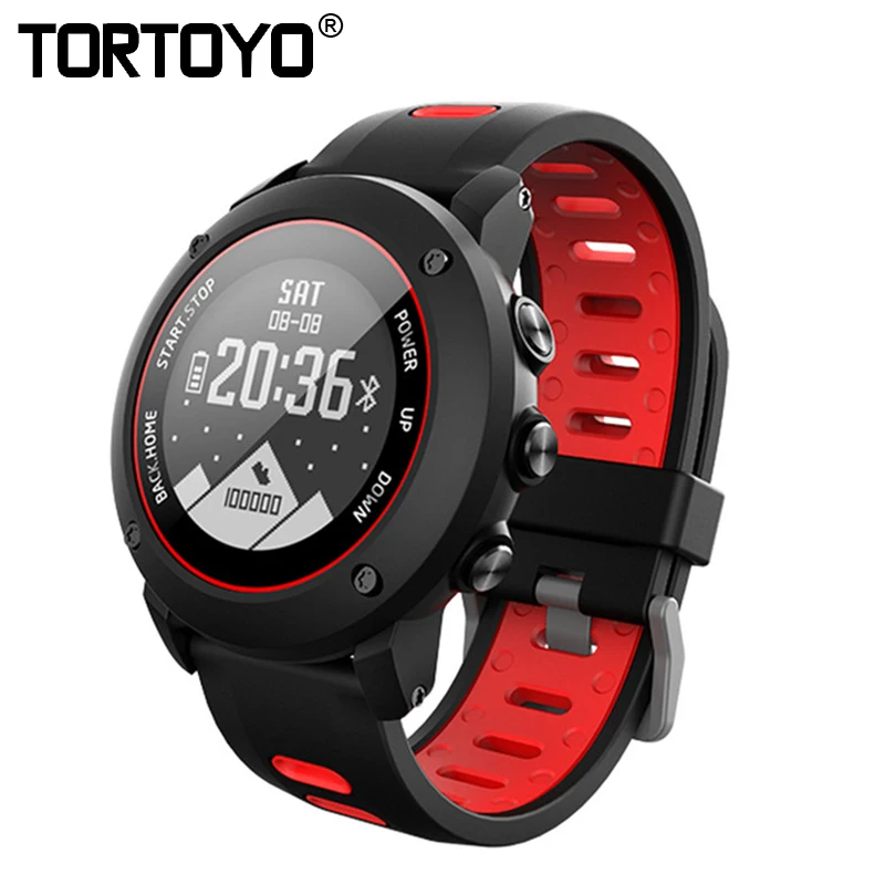 TORTOYO UW90 gps спортивные Смарт часы для прогулок компас с bluetooth сердечного ритма