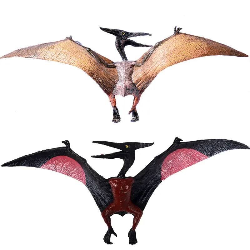 2PCS Oenux достаринный дикарь Юрского Периода Динозавры фигурки T-Rex pterodacktyl Велоцираптор Модель Фигурки Коллекция детская игрушка - Цвет: 2PCS
