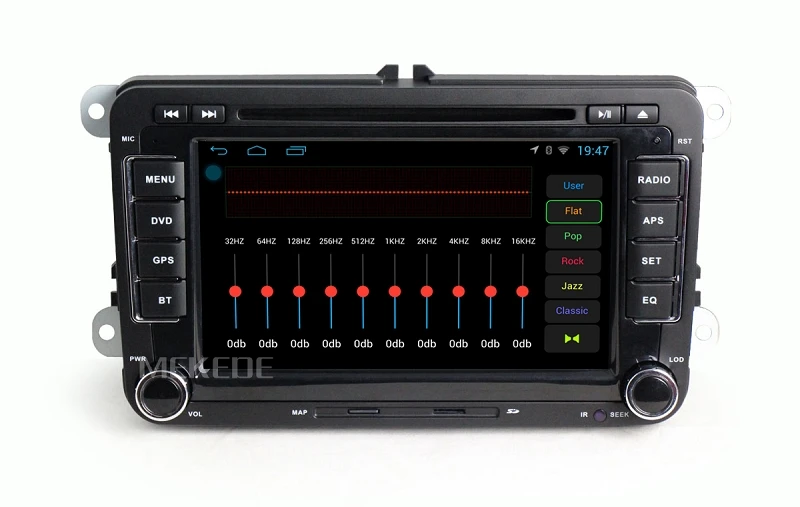 Android 4.4.4 автомобильный DVD GPS навигации 1024*600 4 ядра для Фольксваген Skoda поло Golf 5 6 Passat Jetta tiguan Touran caddy
