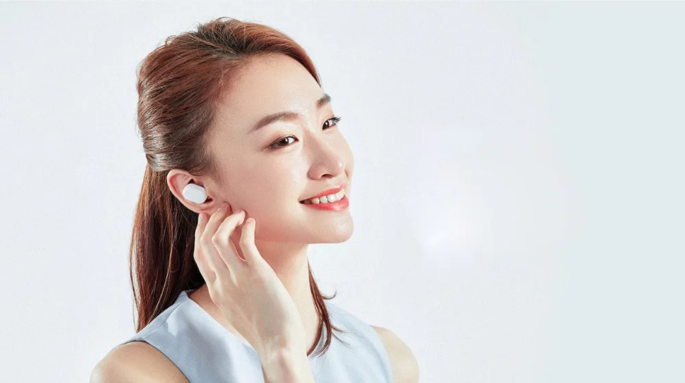Xiaomi mi наушники AirDots Bluetooth Red mi TWS, стерео беспроводные наушники-вкладыши, бас наушники, Молодежная версия с mi c Handsfree