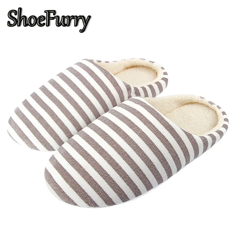 Зимние домашние тапочки ShoeFurry женские повседневные хлопковые туфли мягкие