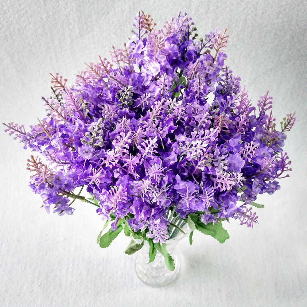 Искусственная Лаванда 10 элементов используется для имитации цветов свадебное