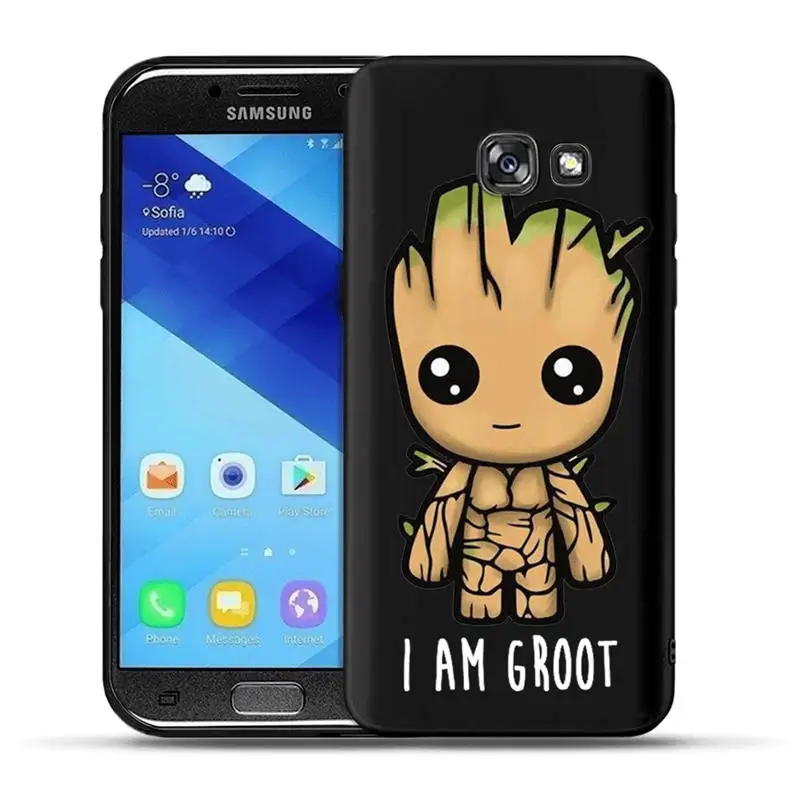 H1216 Принципиально для samsung Galaxy A30 A50 A3 A5 A6 A7 A8 A9 плюс крышка чехол черной Пантеры с изображением дедпула из комиксов Марвел танос ракушками - Цвет: H1216