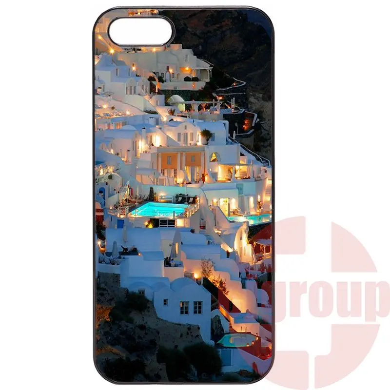 Для Apple iPhone 4 4S 5 5C SE 6 S 7 Plus 4.7 5.5 iPod Touch Сотовый Телефон Случае Греция Санторини море |