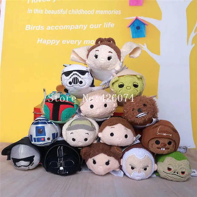 Новинка, Звездные войны, Leia, снеговик, Obi Wan, Kenobi, капитан, Phasma, BB-8, мини-Плюшевый очиститель для смартфона, детские мягкие игрушки для детей