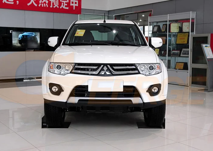 Для Mitsubishi Challenger Pajero Sport 2008- отличное Ультра яркое освещение фар CCFL ангельские глазки комплект Halo Кольцо