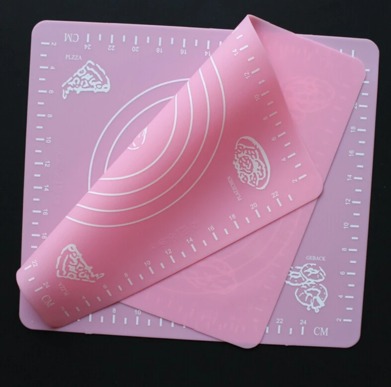 Антипригарный силиконовый коврик для теста кондитерский лист выпечки 1 шт. 29х26 см