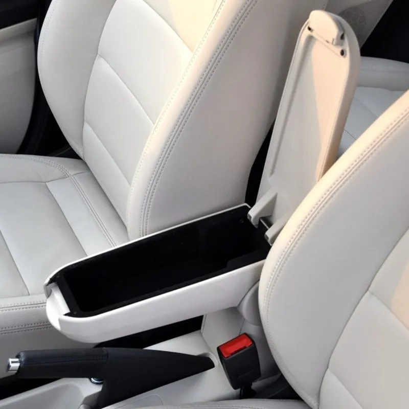 Черная кожаная крышка подлокотника центральной консоли для Jetta Golf MK4 Beetle Passat B5 Polo