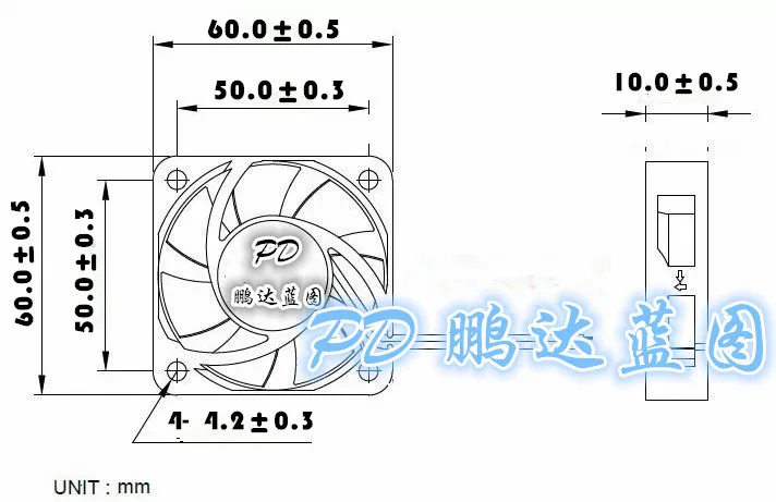 Шариковый подшипник масляного подшипника 6010 60 мм 60x60x10 мм DC 5 в 12 В 24 в ультра-тонкий бесшумный вентилятор для видеокарты вентилятор охлаждения с 2pin