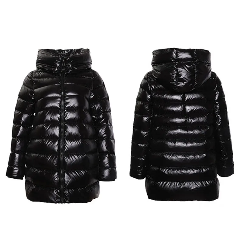 Для женщин Белое пуховое пальто 2018 зимняя модная теплая с капюшоном Стеганая