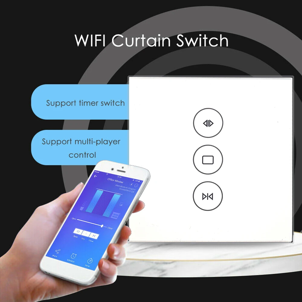 Фото Умный переключатель Timethinker для штор с поддержкой Wi-Fi Электроника Умный переключатель Timethinker для штор с поддержкой Wi-Fi Электроника