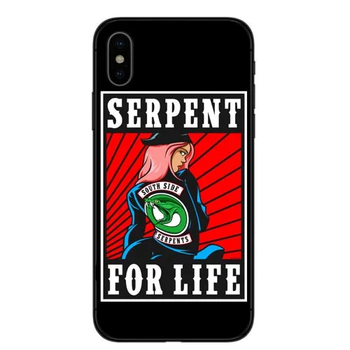 Американский ТВ ривердейл Мягкий силиконовый чехол для телефона iPhone 5 5S SE 6 6 SPlus 7 8 Plus Southside Serpents чехол для Coque iPhone X