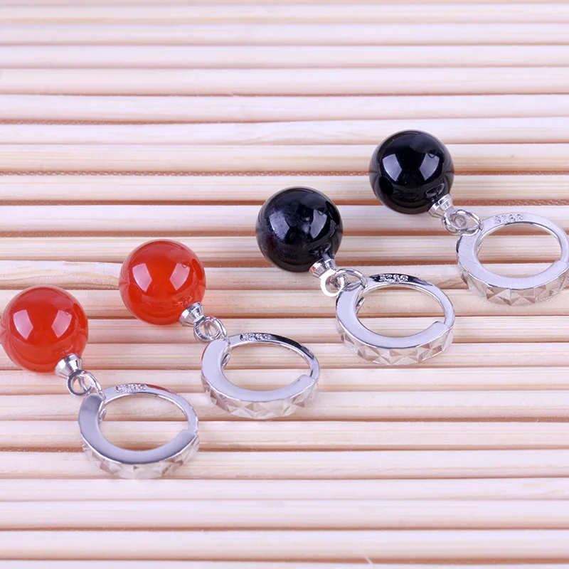 Женские длинные серьги-кисточки с натуральным камнем | Украшения и аксессуары