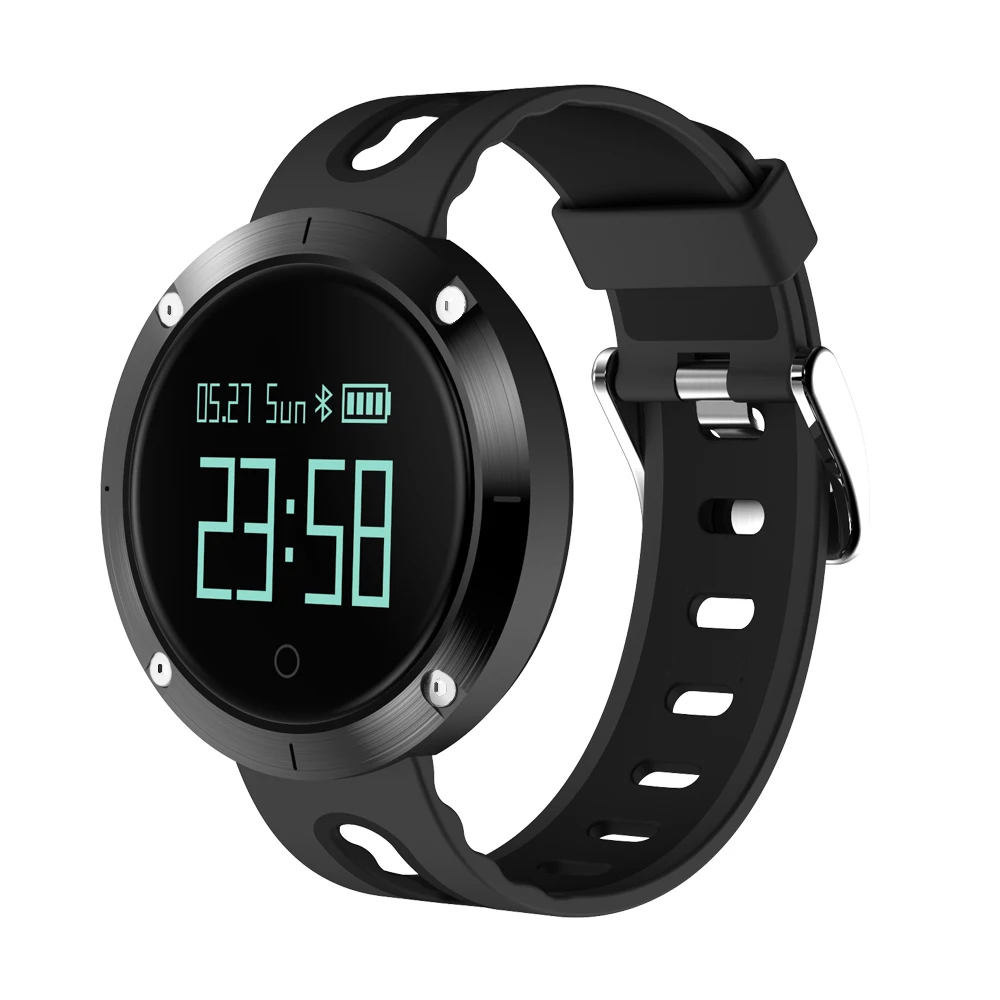 Bluetooth DM58 Sports Wristband Heart Rate Smart Watch Blood Pressure Monitor IP68 Waterproof For Android and IOS Phone+Headset |