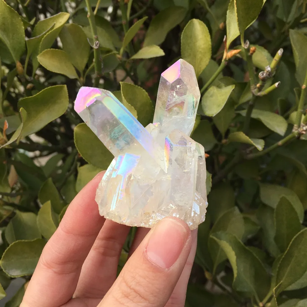 92 г редкий красивый белый пламя аура кварцевый кристалл кластер образец | Дом и