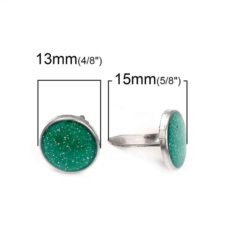 DoreenBeads бронзы из железа и металлического сплава зеленые блестящие для