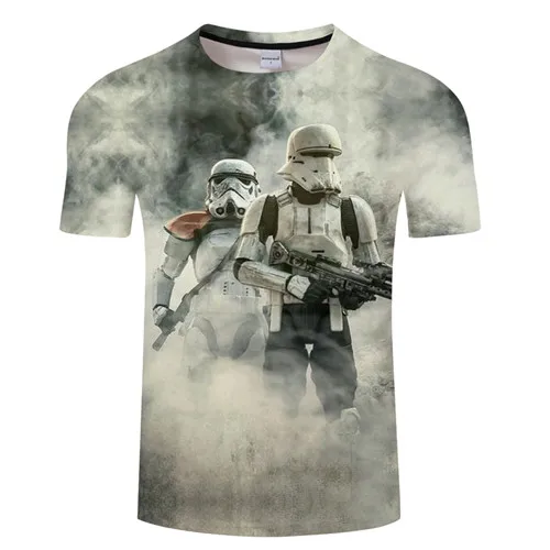 TXKH1254 Off white Высокое качество Мужская футболка 3D мультфильм фильм костюм футболка harajuku для взрослых Дарт Вейдер модная мужская футболка Топ - Цвет: TXKH1254
