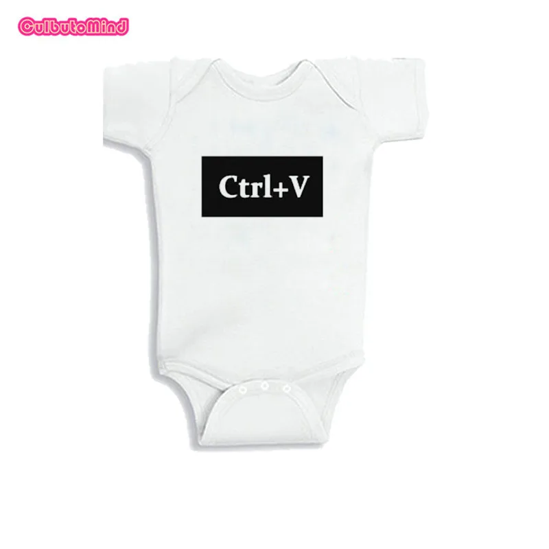 Twin T-shirtsiam она копия двойной комплект с футболкой для маленьких Tee2T3T 4TT-Shirt для девочек и мальчиков, унисекс, комплект-двойка на день рождения брата и сестры - Цвет: ctrlvbodysuit