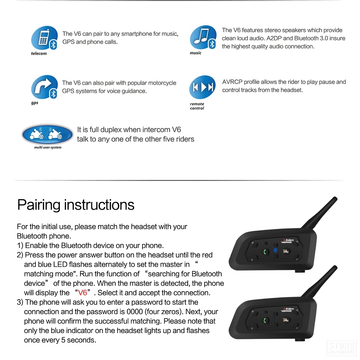 VNETPHONE мотоциклетный шлем гарнитура мотоциклетный всадник Capacete беспроводной Bluetooth Comunicador мото гарнитура переговорные