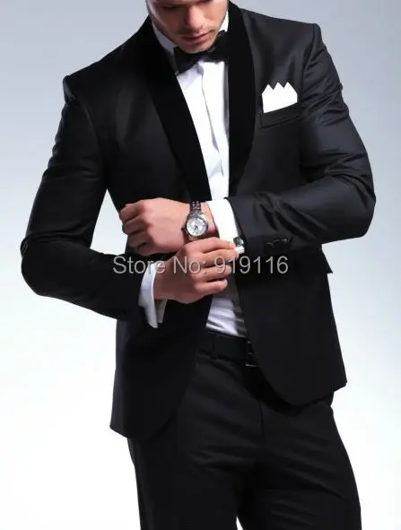 2018 праздничная одежда Смокинги для женихов бархат элегантный Жених смокинг