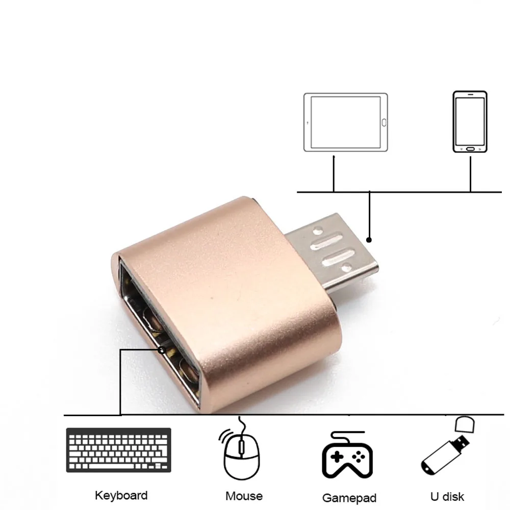Адаптер Micro USB OTG папа-USB 2 0 мама | Мобильные телефоны и аксессуары