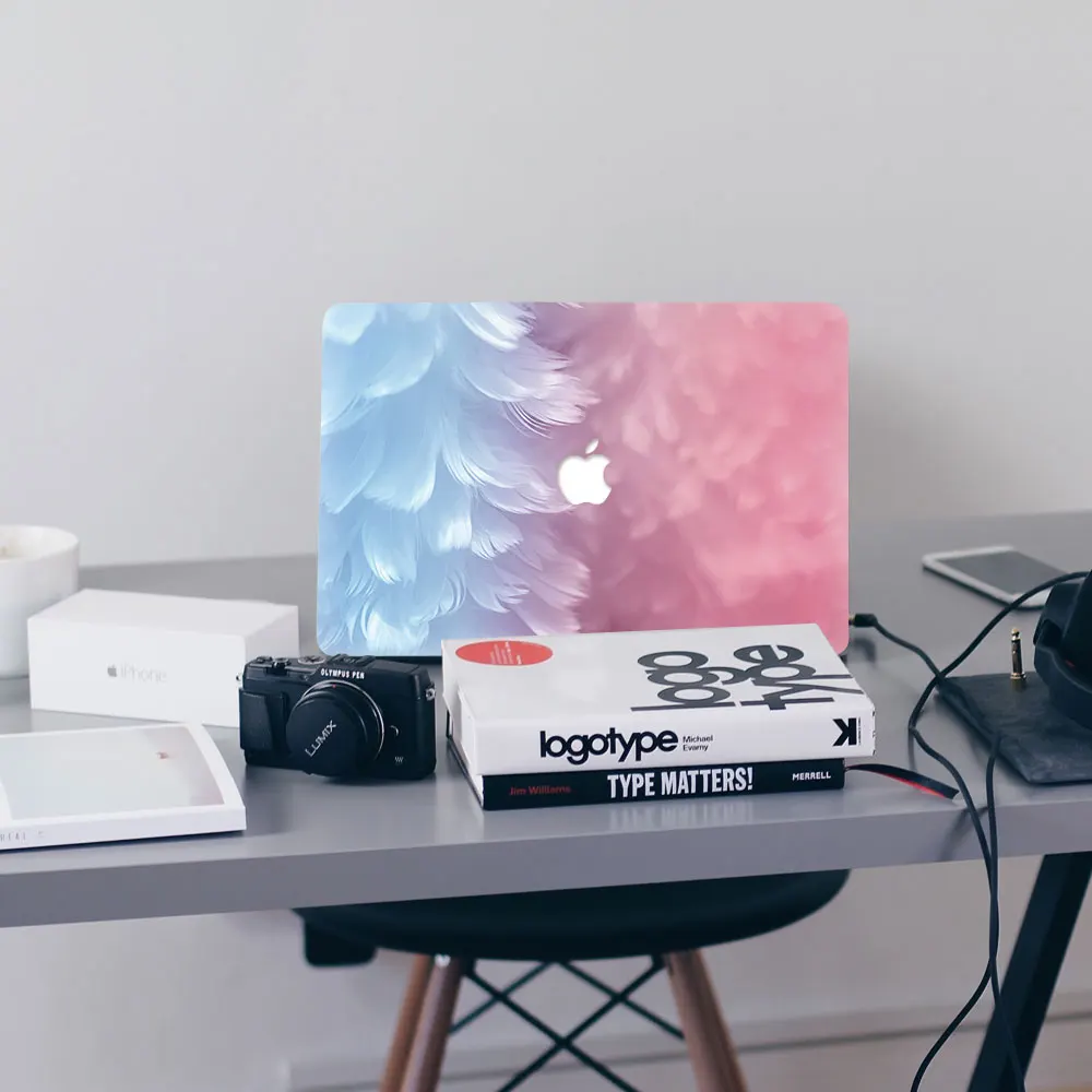 Виниловая наклейка с изображением перьев для MacBook Air Pro Retina 11 13 15 дюймов|Наклейки