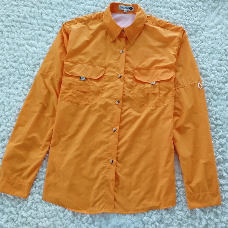 orange Мужская рубашка Camisa masculina Camisas hombre Мужская рубашка Chemise home Camiseta Мужская рубашка с длинным рукавом Camisa hombre - Цвет: orange