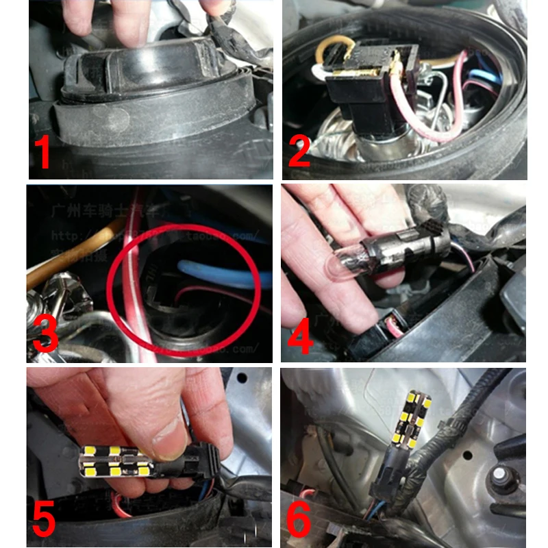 AutoEC 4x T10 194 168 2825 57smd 4014 LED Canbus безошибочная Автомобильная клиновидная лампочка для