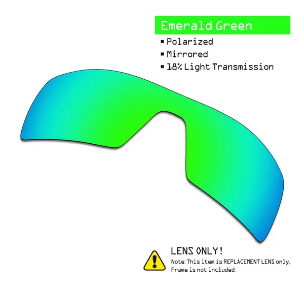 Green-ShieldCoat SmartVLT Замена поляризованных линз для Oakley нефтяной вышке солнцезащитные очки-несколько вариантов - Цвет линз: Green-ShieldCoat