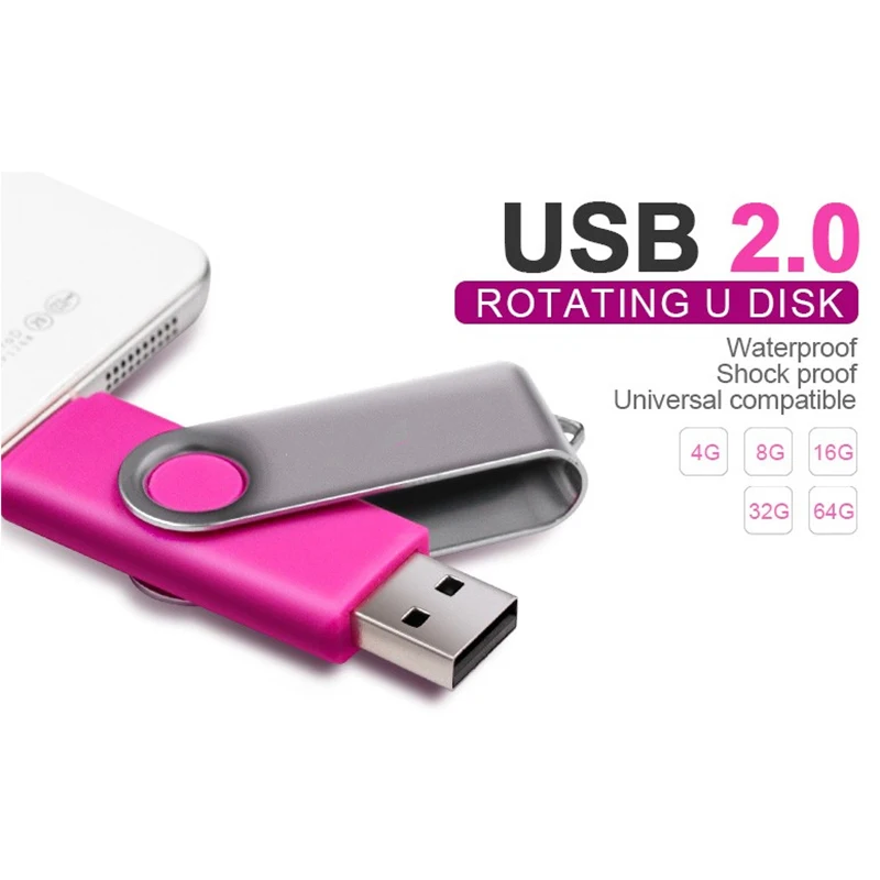 Флэш-накопитель usb 2 0 для смартфона 4 гб 8 16 32 64 флэш-накопитель внешний накопитель