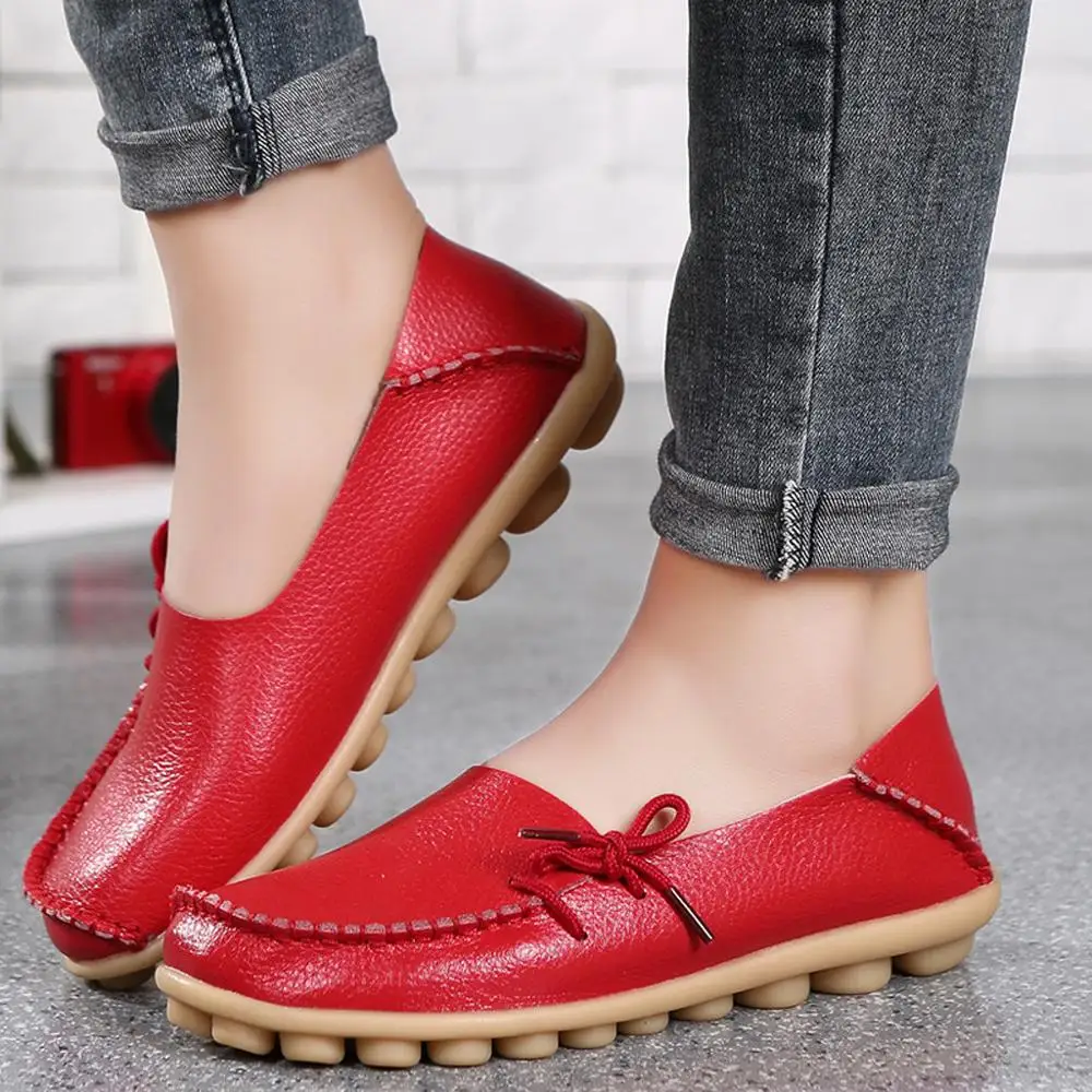 2019 г. осенние элегантные тонкие туфли для улицы повседневная обувь мам на плоской