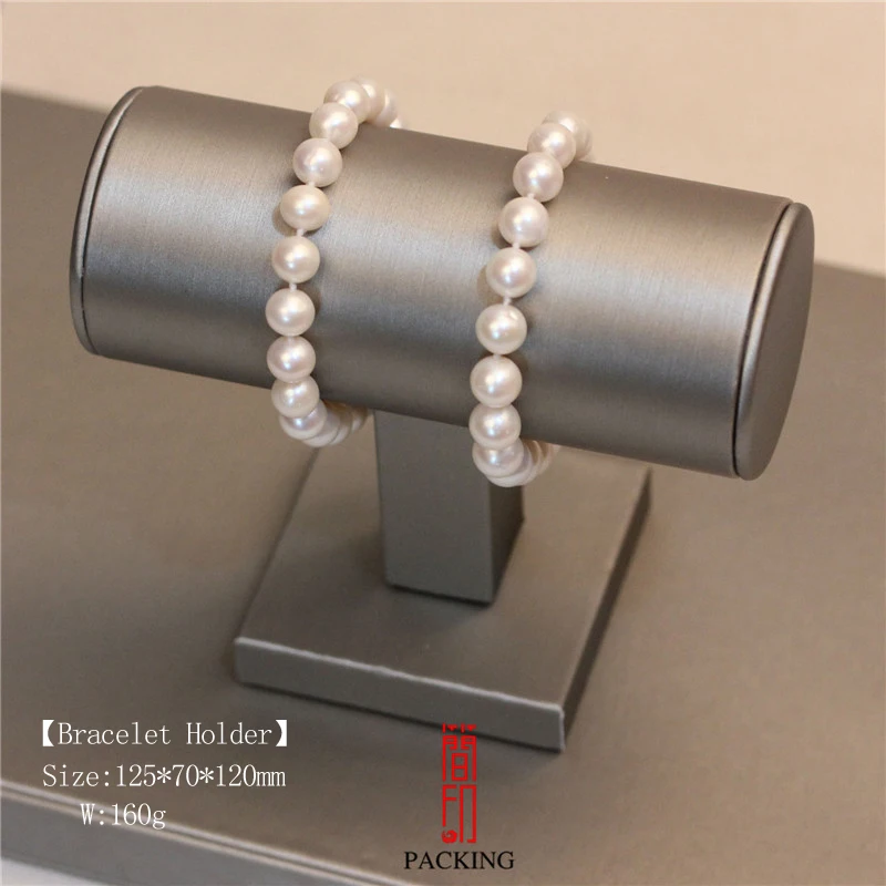 Серебристая подставка для часов браслет дисплей ювелирных изделий Подарочная