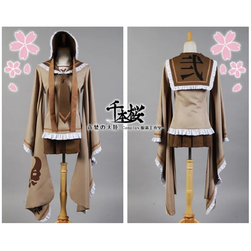 

Anime Senbonzakura Vocaloid Kagamine RIN Cosplay Costume Kimono Halloween Party Women Cosplay Uniform Costume any size