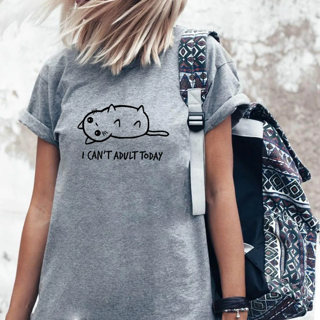 

Cute Cartoon Cat T Shirt Women Summer O-neck Short Sleeve Cotton Tee Shirt Femme Black White Loose T Shirts for Women Top