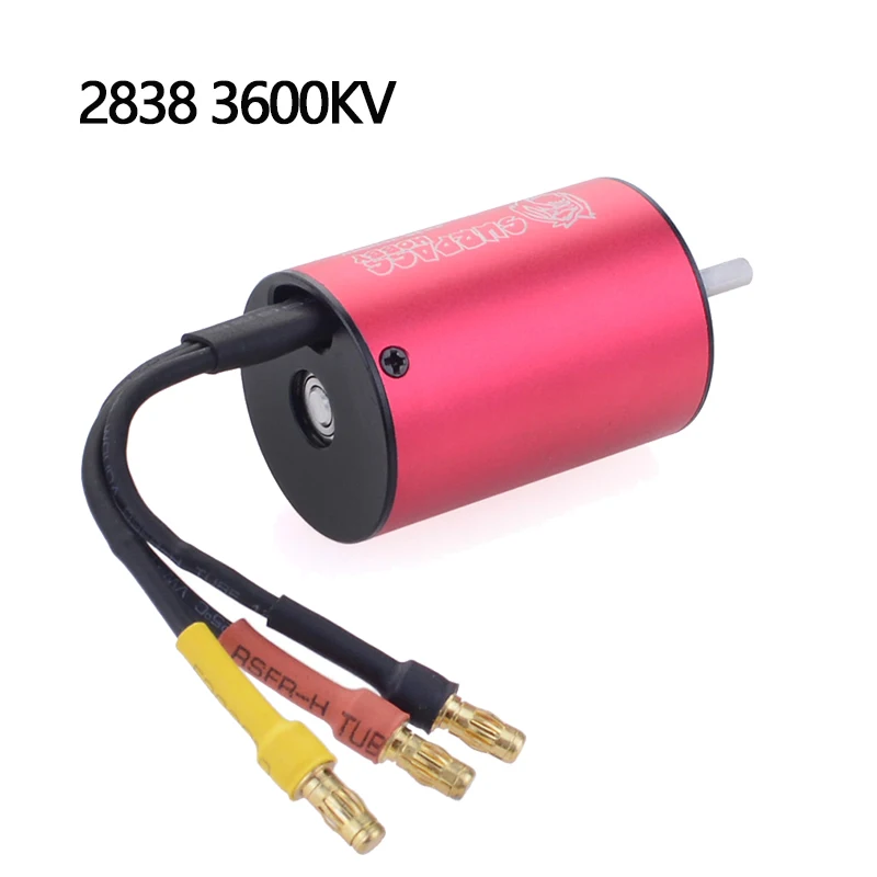 3600KV 2838 3,175 мм 3200KV 3600KV 3700KV 4400KV 4700KV 5100KV 5700KV бесщеточный двигатель 2S 3S для 1/14 1/16 RC внедорожный автомобиль - Цвет: 3600KV