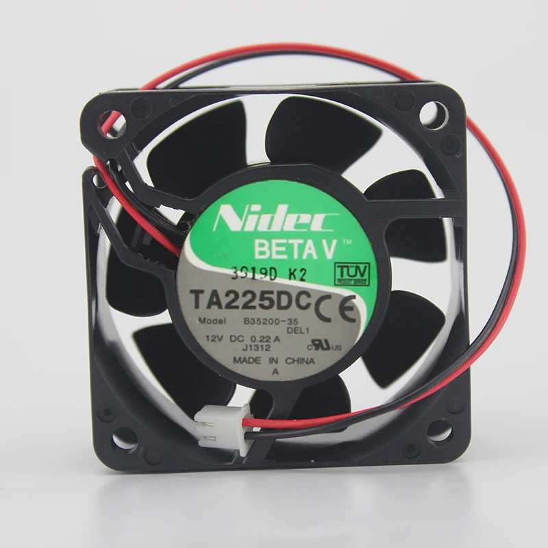 Вентилятор хоста TA225DC B35200-35 12V 0.22A 6025 6 см