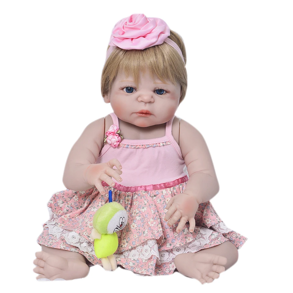 Одежда розовое платье Reborn Baby Dolls Реалистичная принцесса 23 ''полное тело