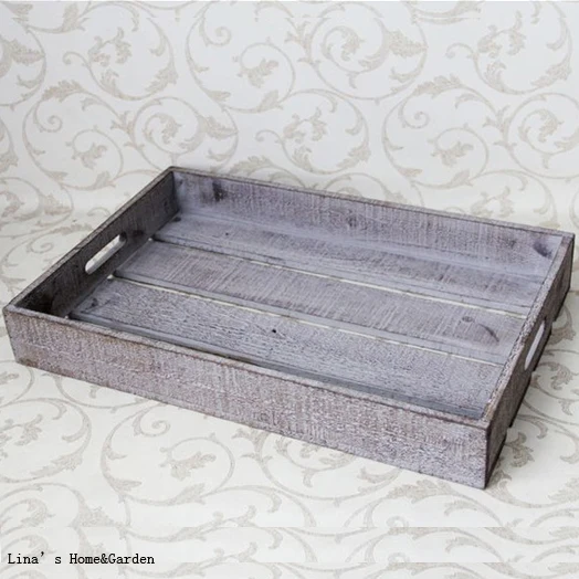 Винтаный поднос ручной работы с ручными ручками|vintage tray|vintage trays woodentray wooden tray |